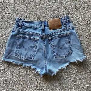 Vintage Levi high waisted jeans cutoff shorts